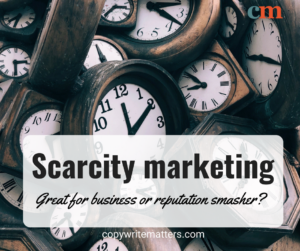 Scarcity marketing blog image