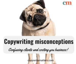 Copywriting misconceptions blog image