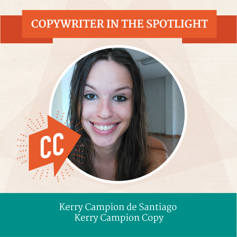 CCintheSpotlight-KerryCampion Kerry Campion de Santiago is the copywriter in the spotlight